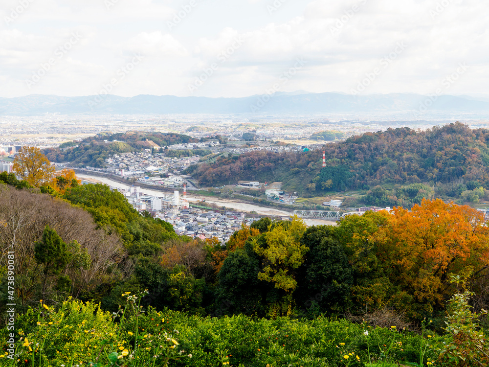 信貴山から見る奈良の市街地