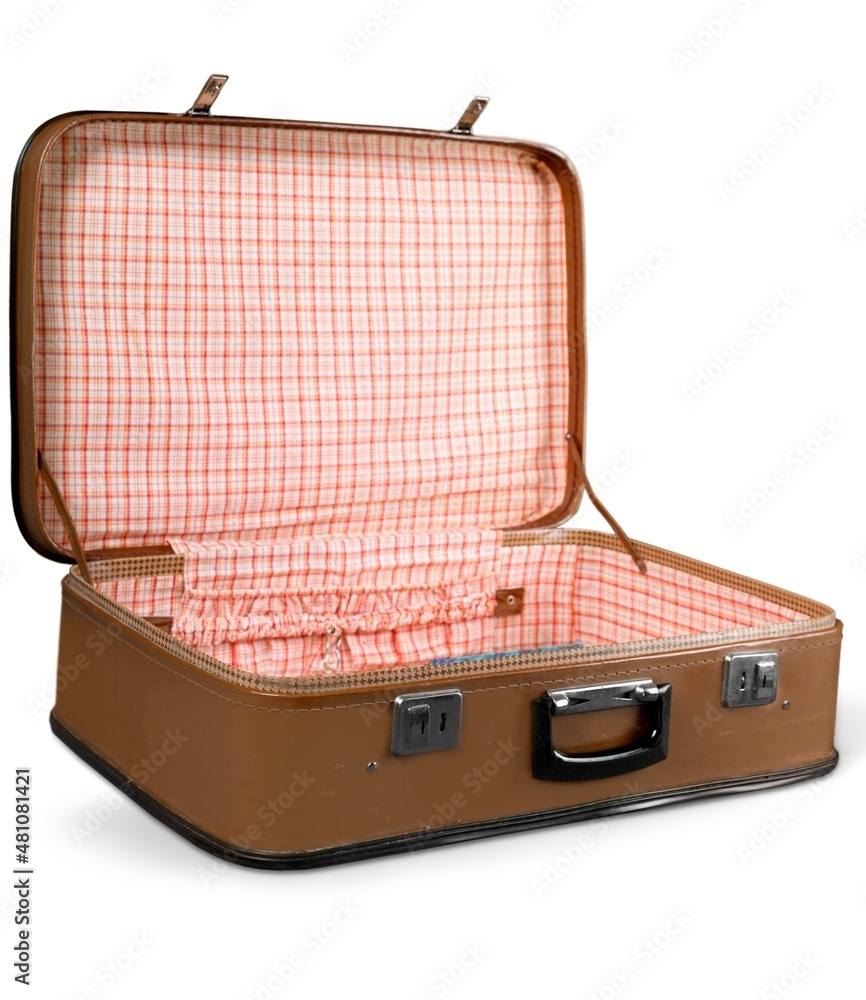旅行用古董或复古行李箱