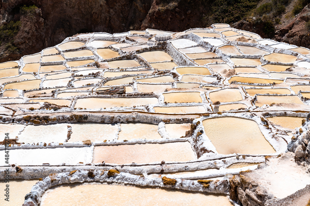 马拉斯的盐矿。秘鲁联合国教科文组织世界遗产