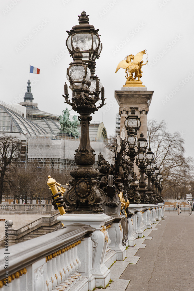 Bridge Alexanrde III in Paris