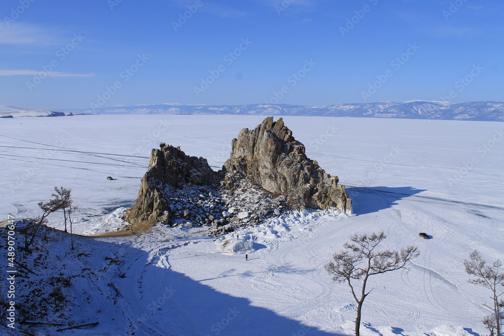 Rock Shamanka, Irkutsk region, Russia