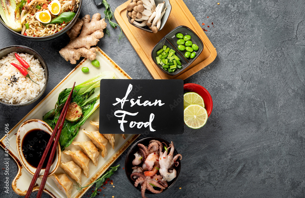 Asian food concept.