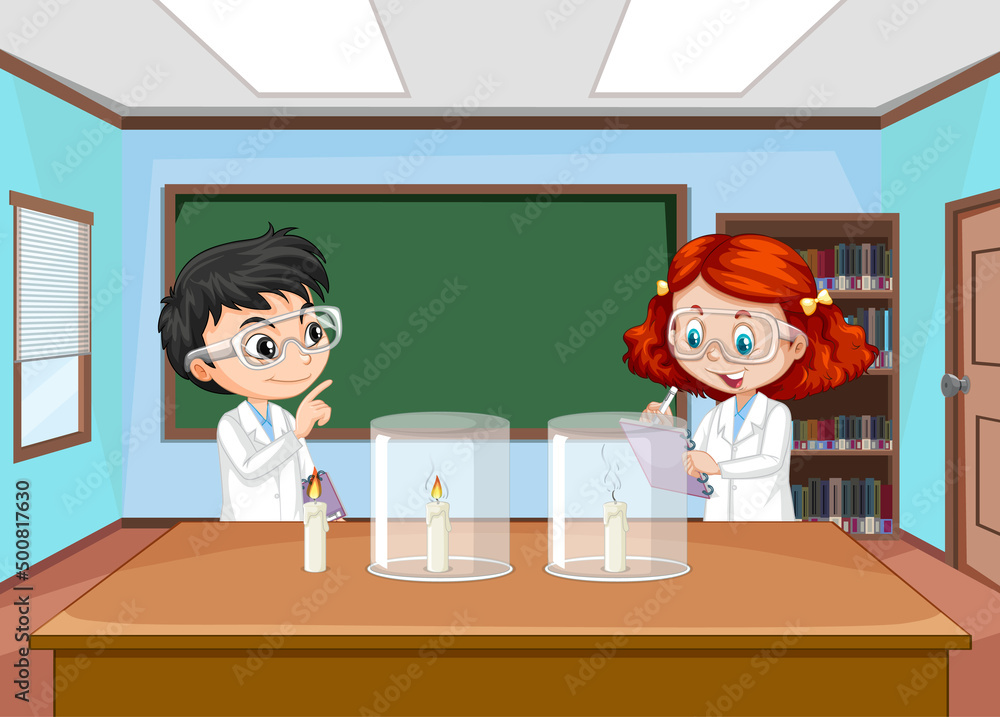 科学家孩子做科学实验