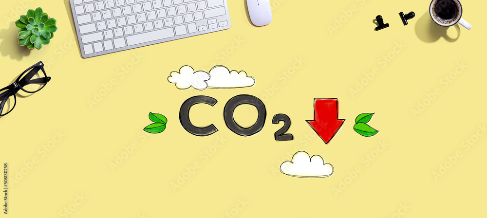 用电脑键盘和鼠标减少二氧化碳排放
