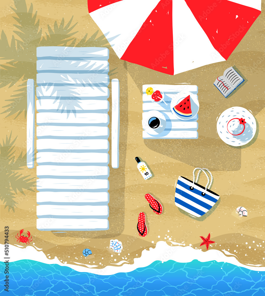遮阳伞和海边配件插图