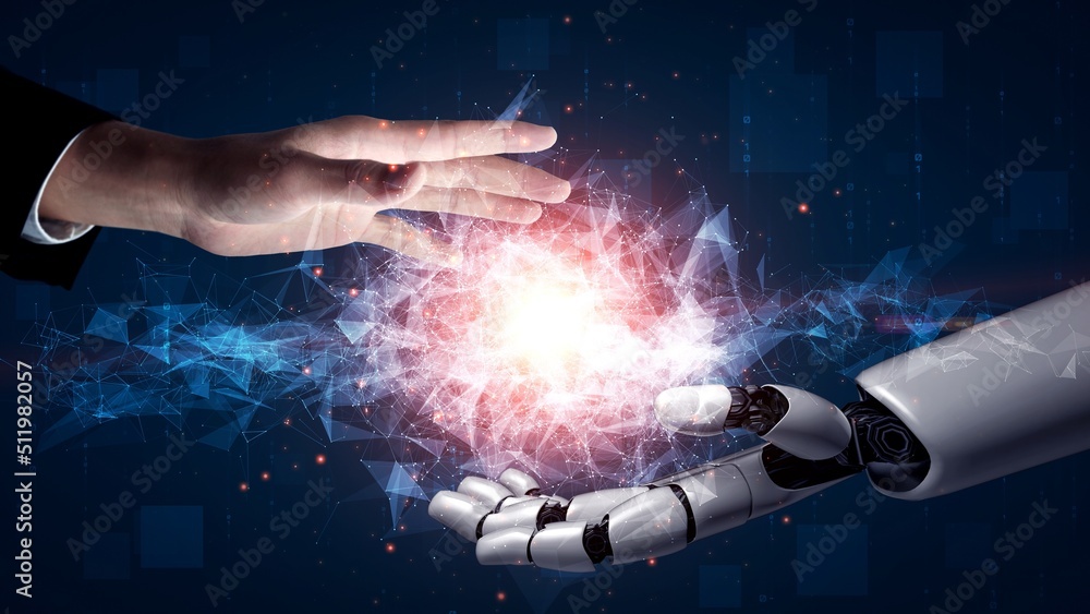 未来主义机器人人工智能启发人工智能技术发展和机器学习