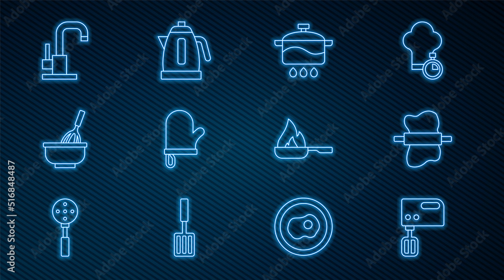 成套电动搅拌器，擀面棍，烹饪锅，烤箱手套，带碗的厨房搅拌器，瓦特