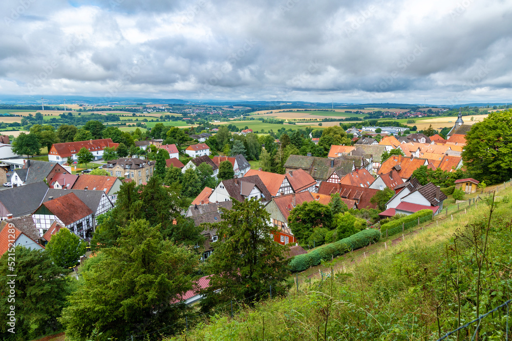 德国北莱茵-威斯特法伦州Schieder Schwalenberg镇附近的美景，