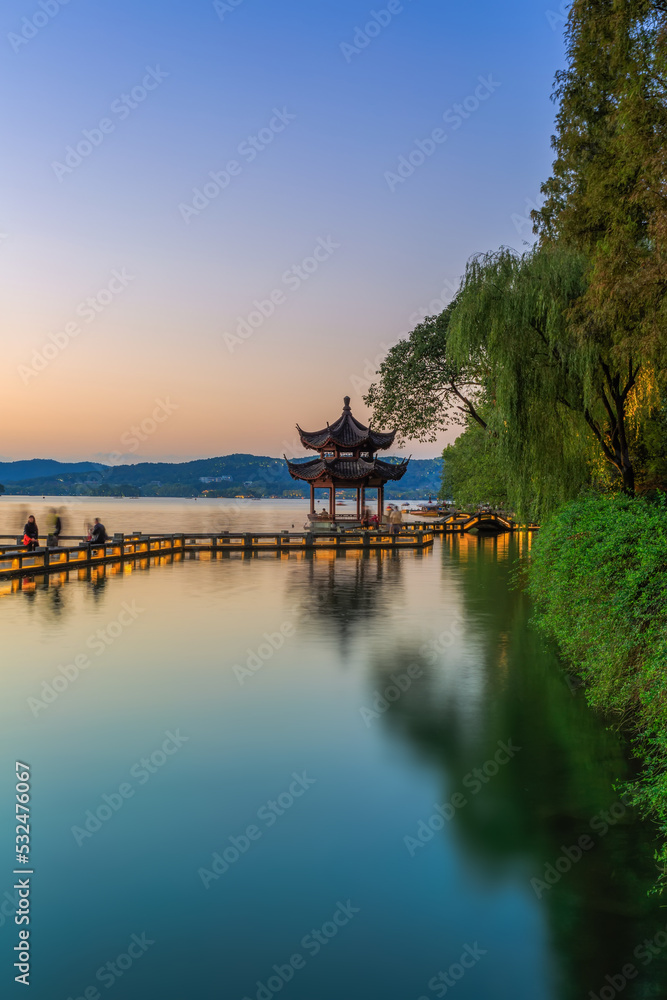 杭州西湖中国园林风光