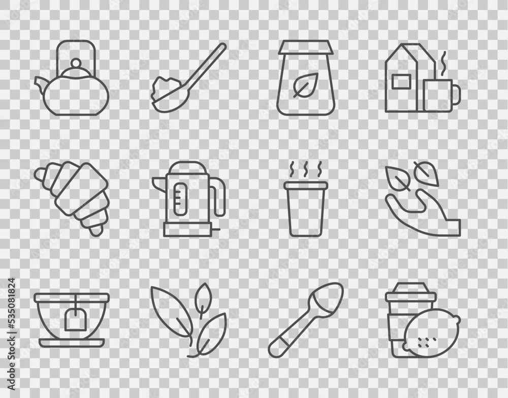 带茶包的套装杯，柠檬，茶叶包装，茶叶，壶柄，电热壶，茶壶a