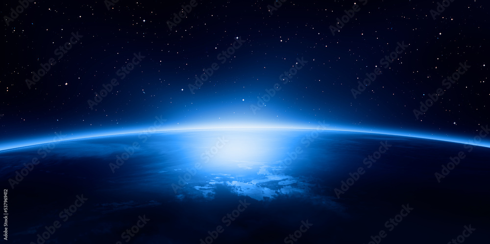地球上有壮观的日落美国国家航空航天局提供的这张照片的元素