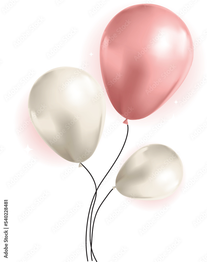 带有气球的派对节日生日背景