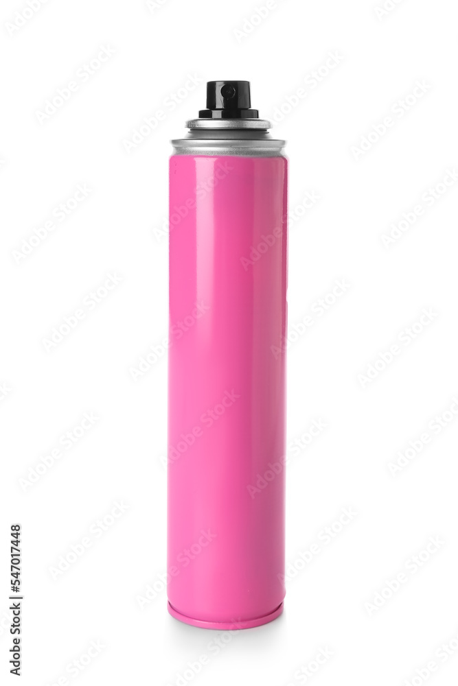 白底粉色发胶瓶
