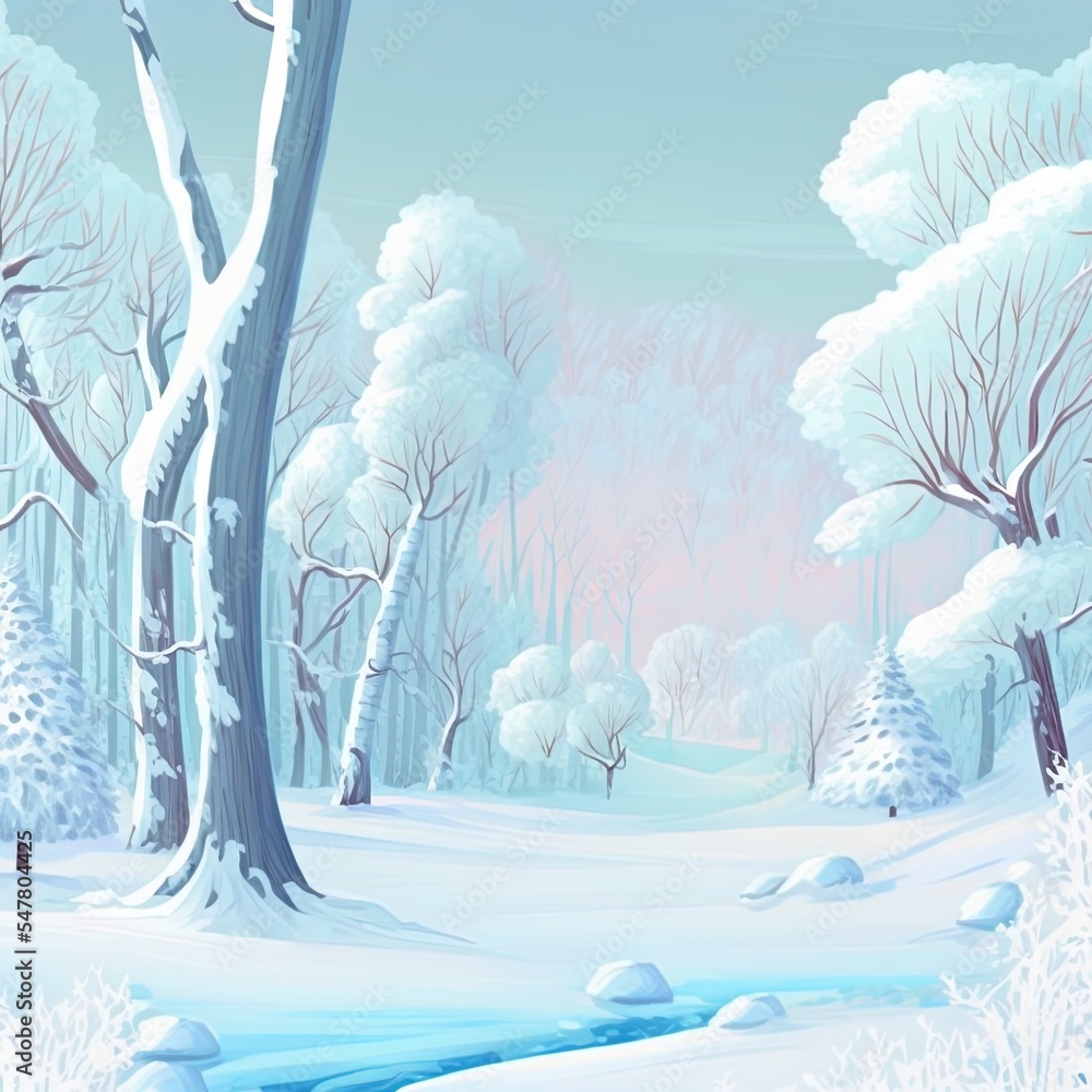 冬季景观。雪中的树枝和灌木。冬季自然背景。德西图片