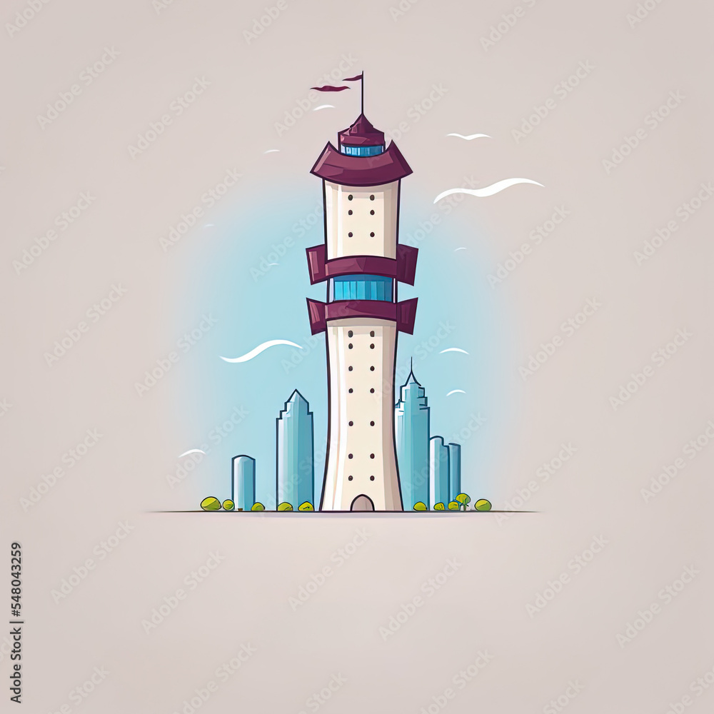 卡塔尔城市塔标志设计灵感
