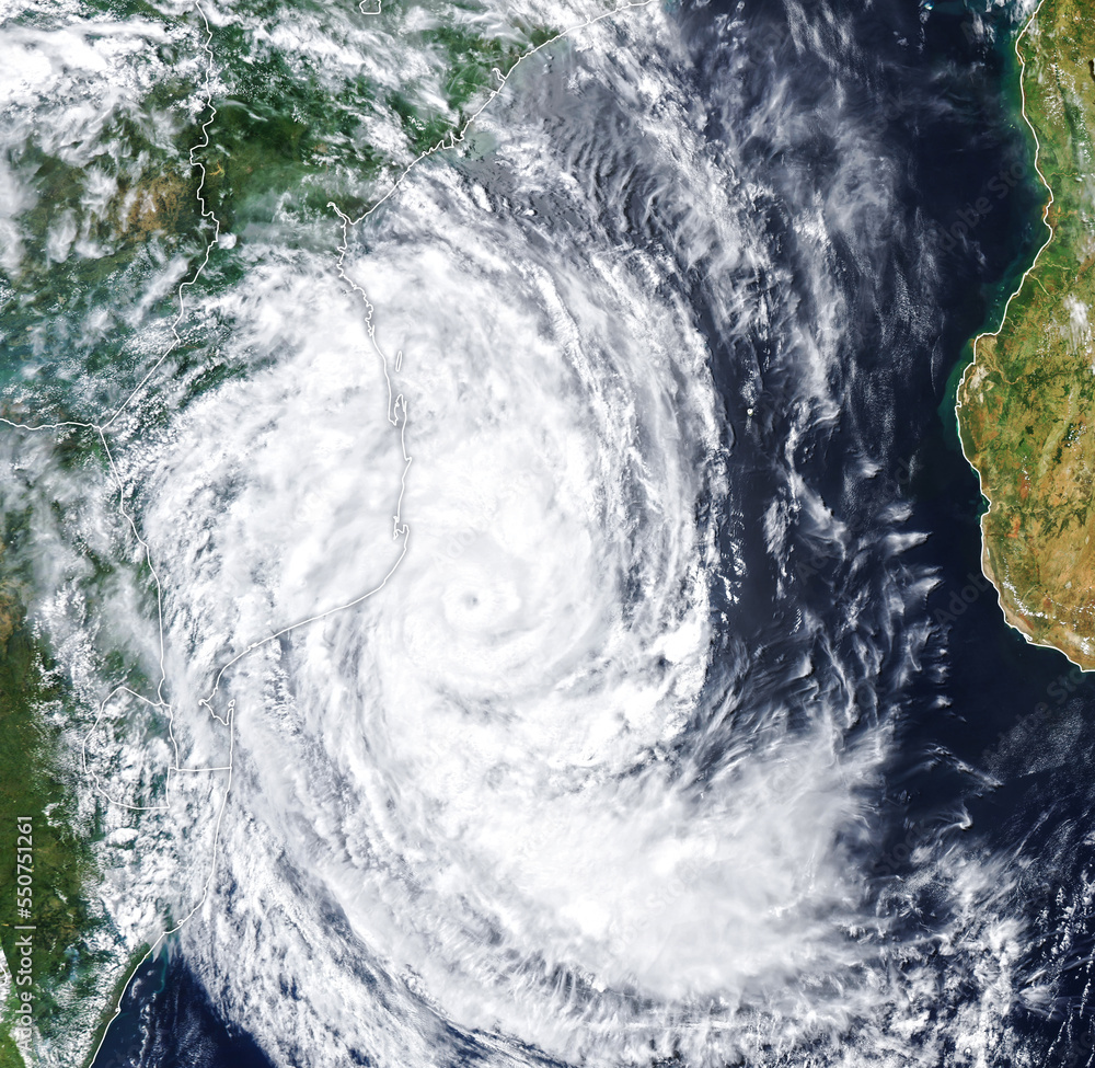 Tropical cyclone was heading towards Mozambique causing major flooding, storms, and rain damage. Dig