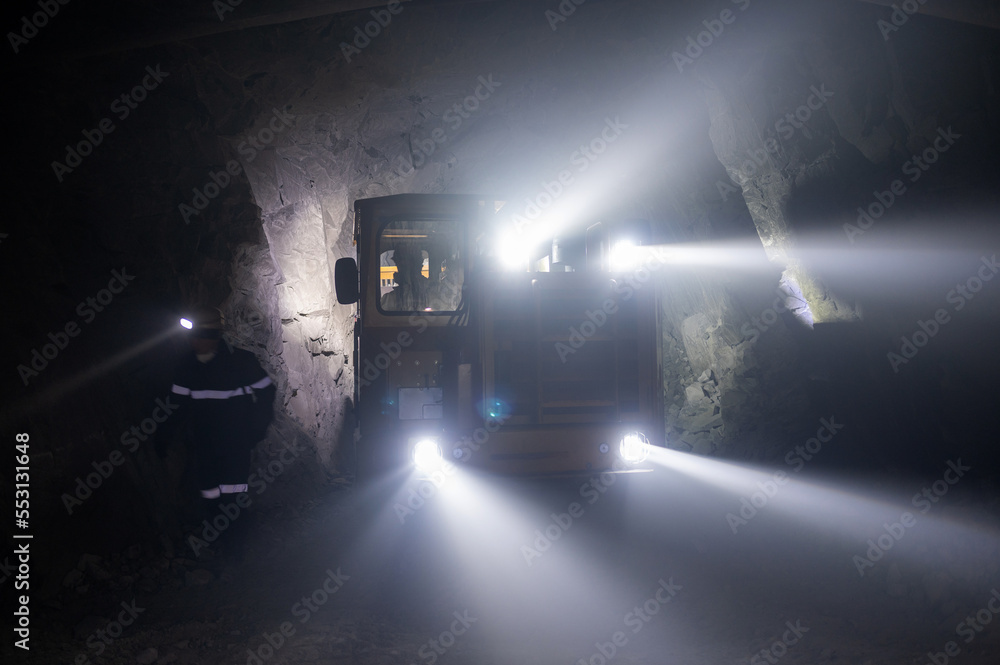 underground mining truck vehicle lights equipment