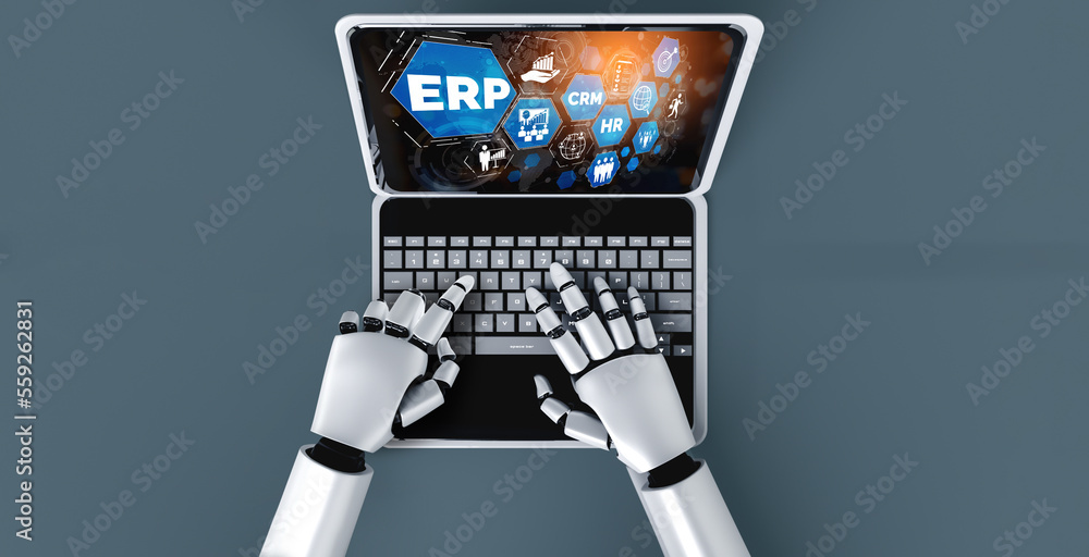 ERP企业资源规划软件，用于时尚企业规划营销战略。3D il