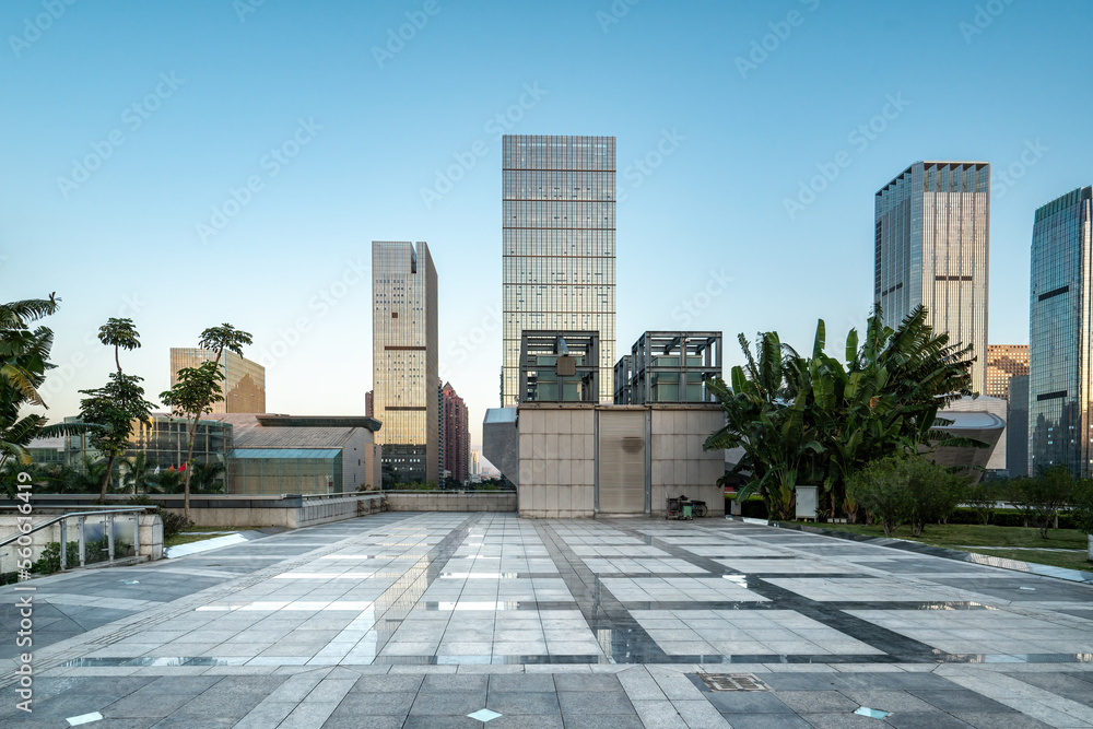 深圳现代大厦街景