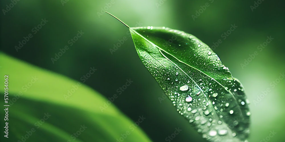 Green leaf background close up view. Nature foliage abstract of leave texture for showing concept of