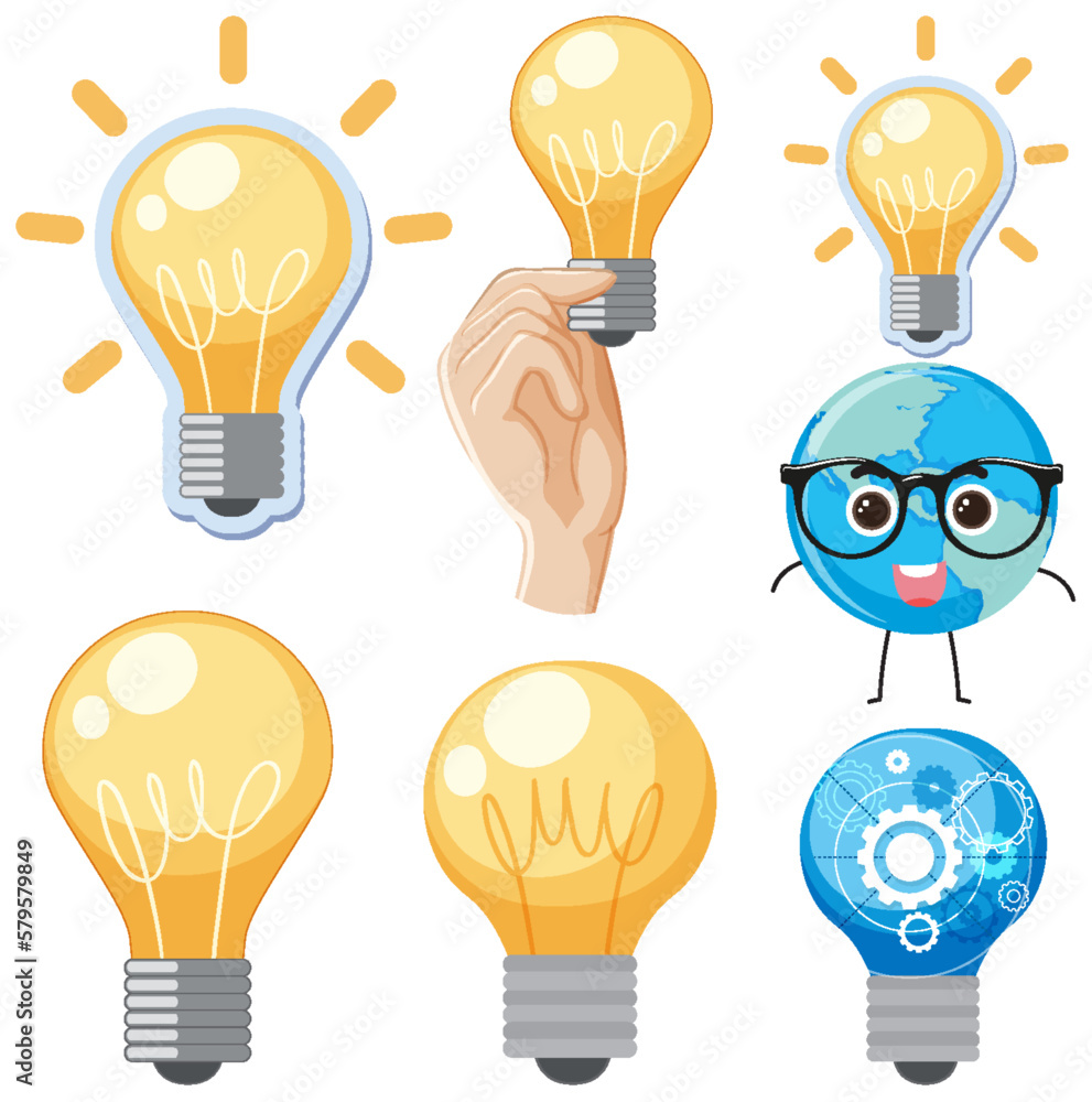 Icon of innovation and creativity logo
