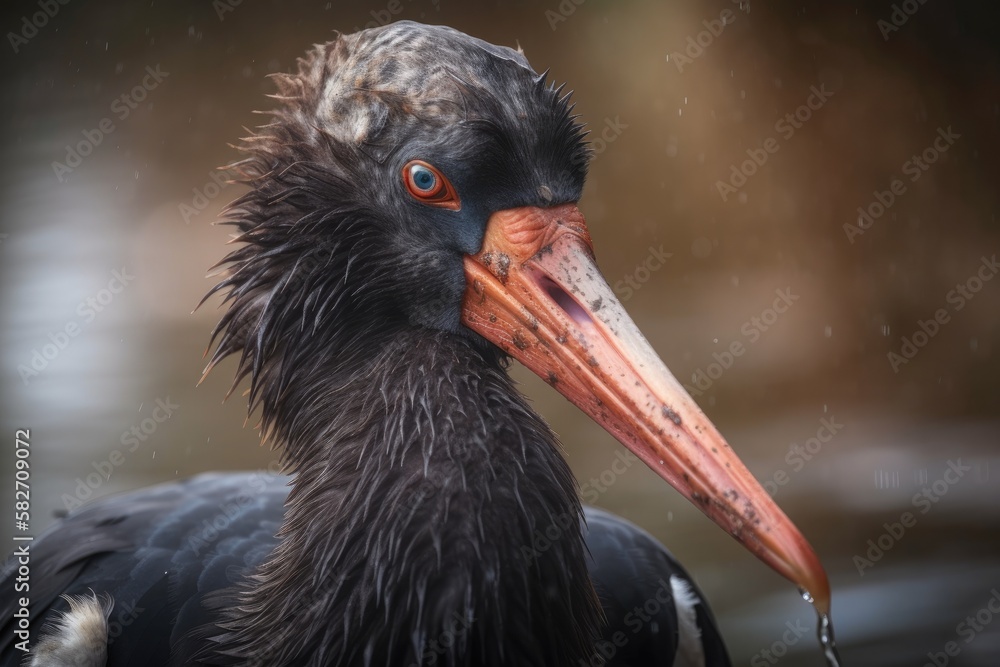 The Black Stork. Generative AI