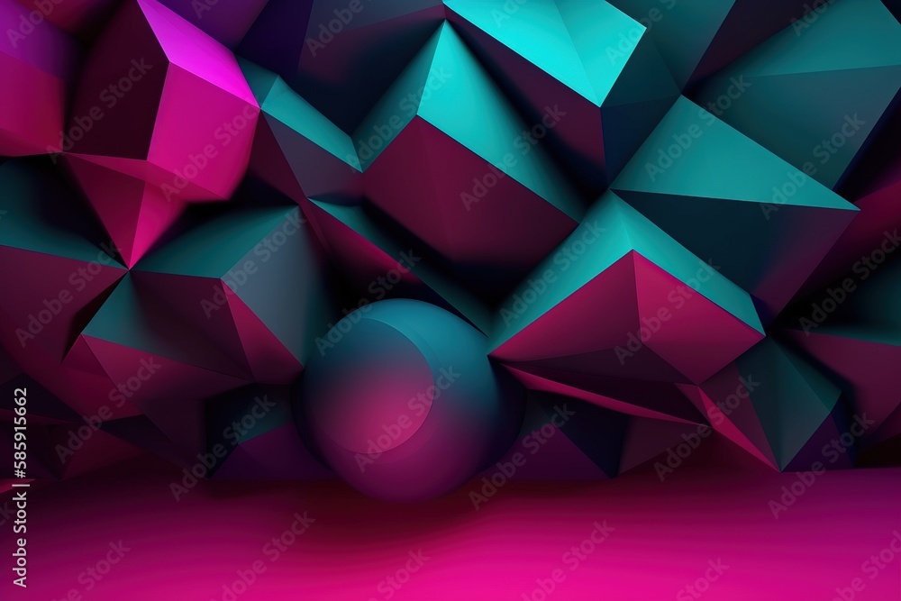  a colorful abstract background with a ball in the middle of the image and a pink and blue ball in t