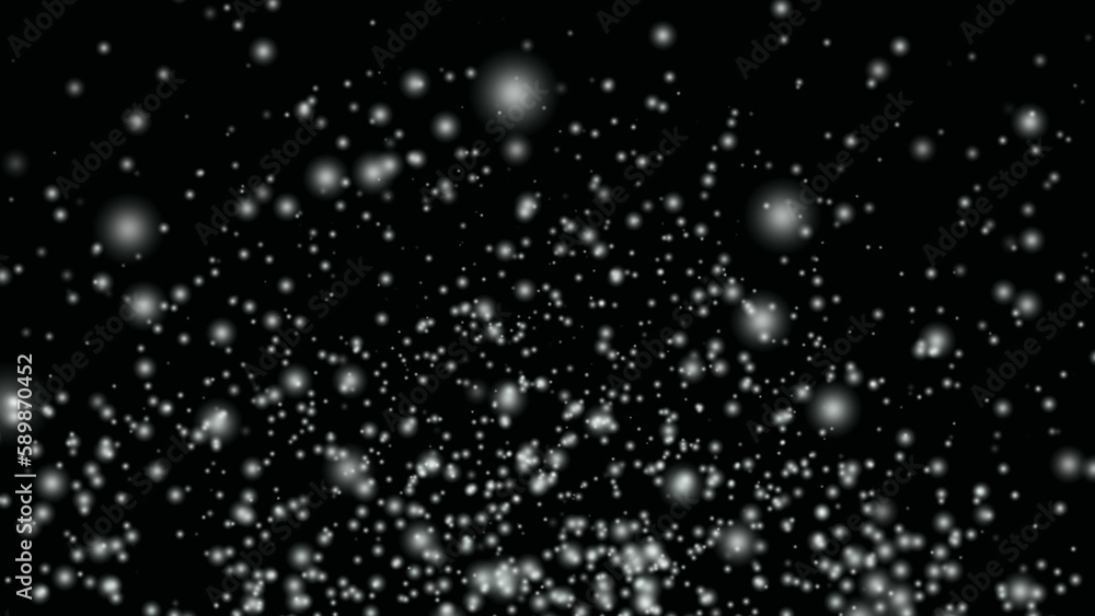 snow falling stock image. Realistic falling snowflakes. Isolated on transparent background. Falling 