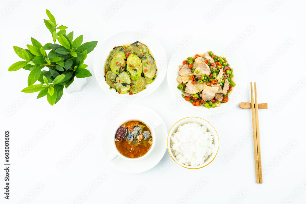 Hunan home-cooked dishes for one person