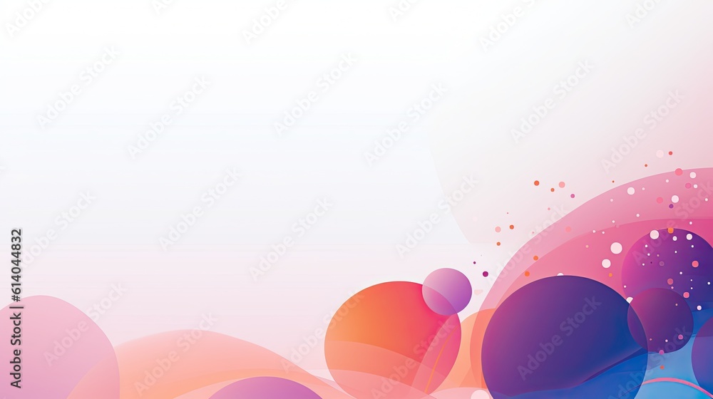 Clean and colorful abstract backdrop for your project