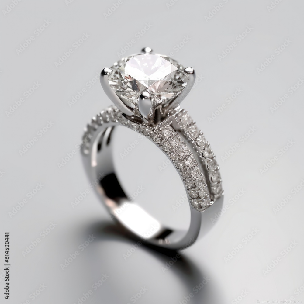 luxury diamond ring, Beautiful diamond engagement ring.