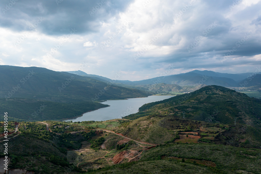 Natural reservoir in Yunnan, China.