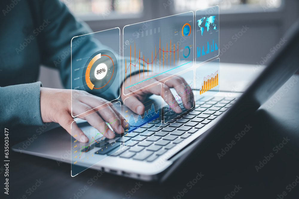 Working Data Analytics and Data Management Systems and Metrics connected to corporate strategy datab