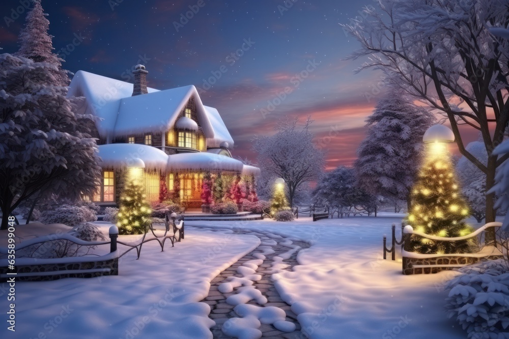 Magic Christmas house