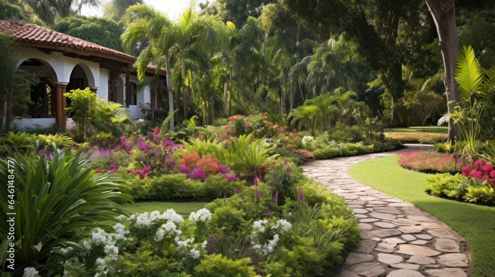Classic Hispanical garden design