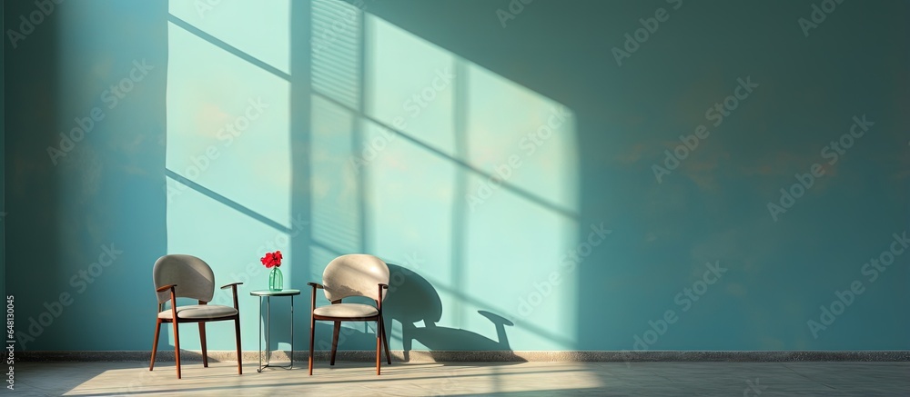 shadowed walls and windowed chairs
