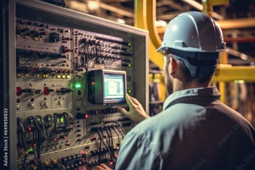 Electronic Plant Engineer in charge of monitoring and maintaining the factory work system to keep it working there is no system disruption in production plant, Electrical Mechanical.