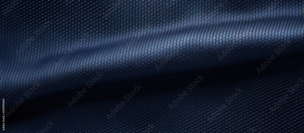 Illustration of a navy blue sports textile background