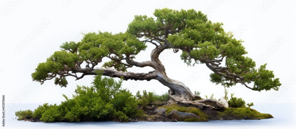 Juniper is a plant that thrives in the garden
