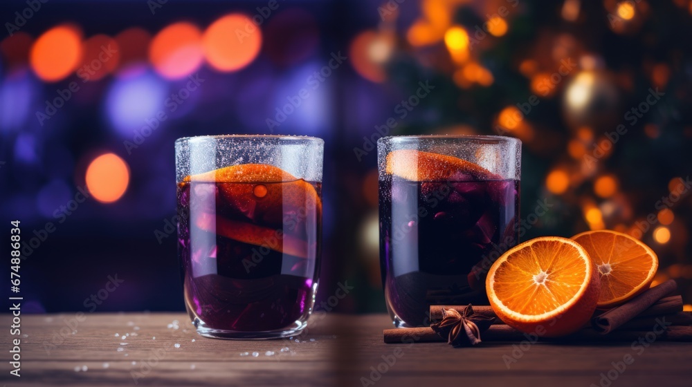 christmas holiday mulled wine,