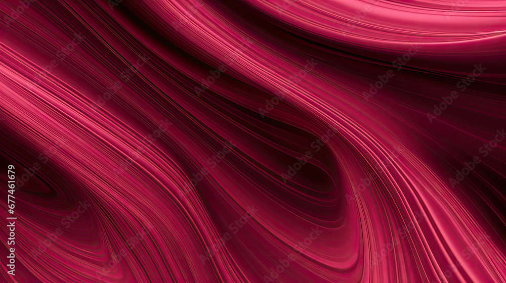 red silk background, red, magenta, burgundy abstract background . Viva magenta wave background color